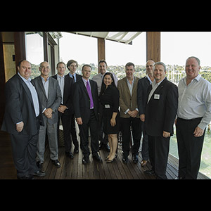 From left: Rob Gatto (Kayell), Bruno Turcato (Epson), Marc Radatt (Olympus),Clem Kennedy (CR Kennedy), Gary Pertot (Adeal), Jason McLean (Canon), Katherine Singson (IDEA), Steuart Meers (Photo Direct), James Murray (Nikon), Stuart Holmes (IPS), Dave Marshall (Fujifilm). Photo courtesy John Swainston (Maxwell).